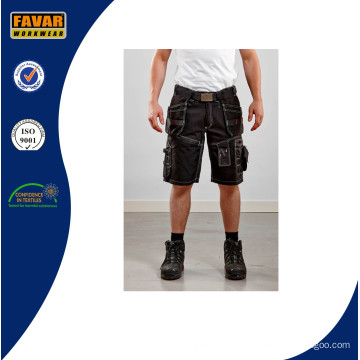 Multi-bolsos curtos Shorts Cargo baratos / Shorts Mens / Shorts Jeans / Shorts Preto